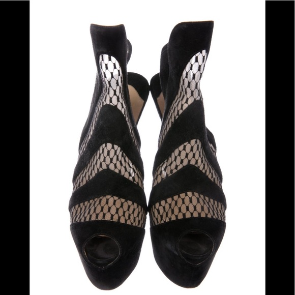 Christian Louboutin Suede Slingback Sandals. SOLD! - Picture 3 of 4